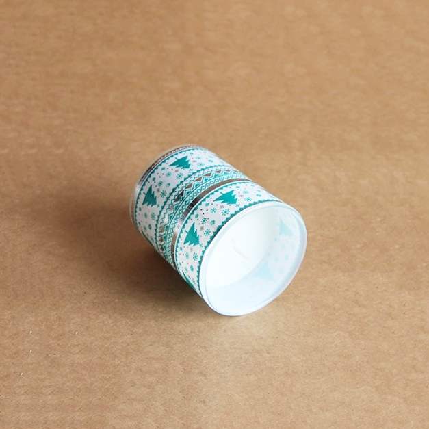 Hot sale custom 140g Christmas scented soy wax candles manufacturer with own brand design