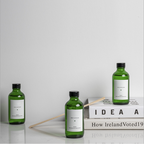 120ml Hot sale aroma essential oil reed diffuser gift set with brand custom private label